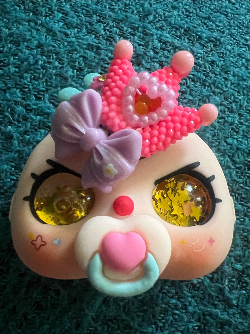 80% Baby Three replacement face - chunky pink princess!